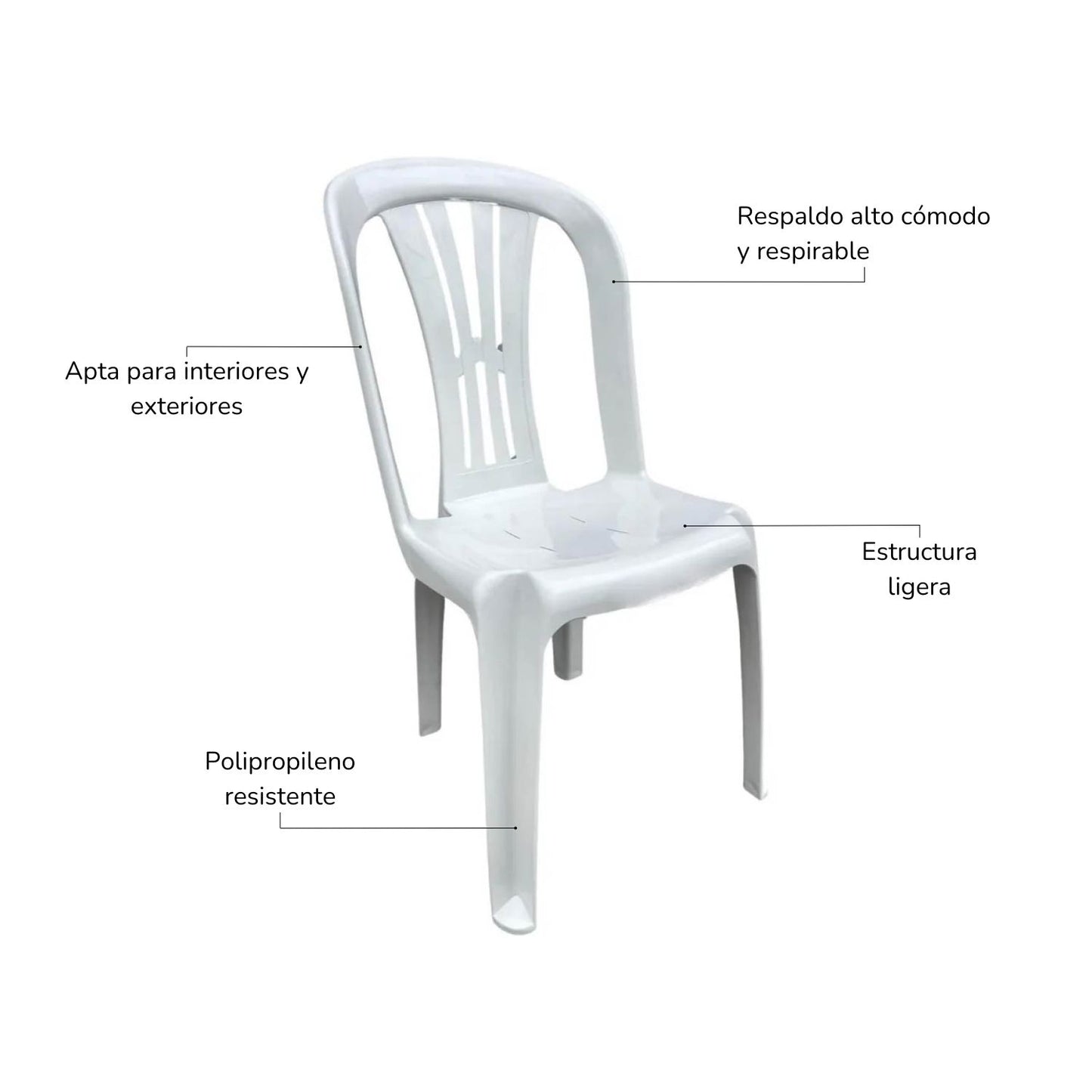 Silla Auxiliar Sira Blanca