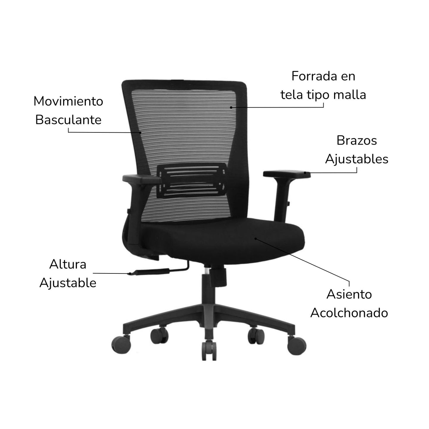 Silla de Oficina Gerente Praga Premium