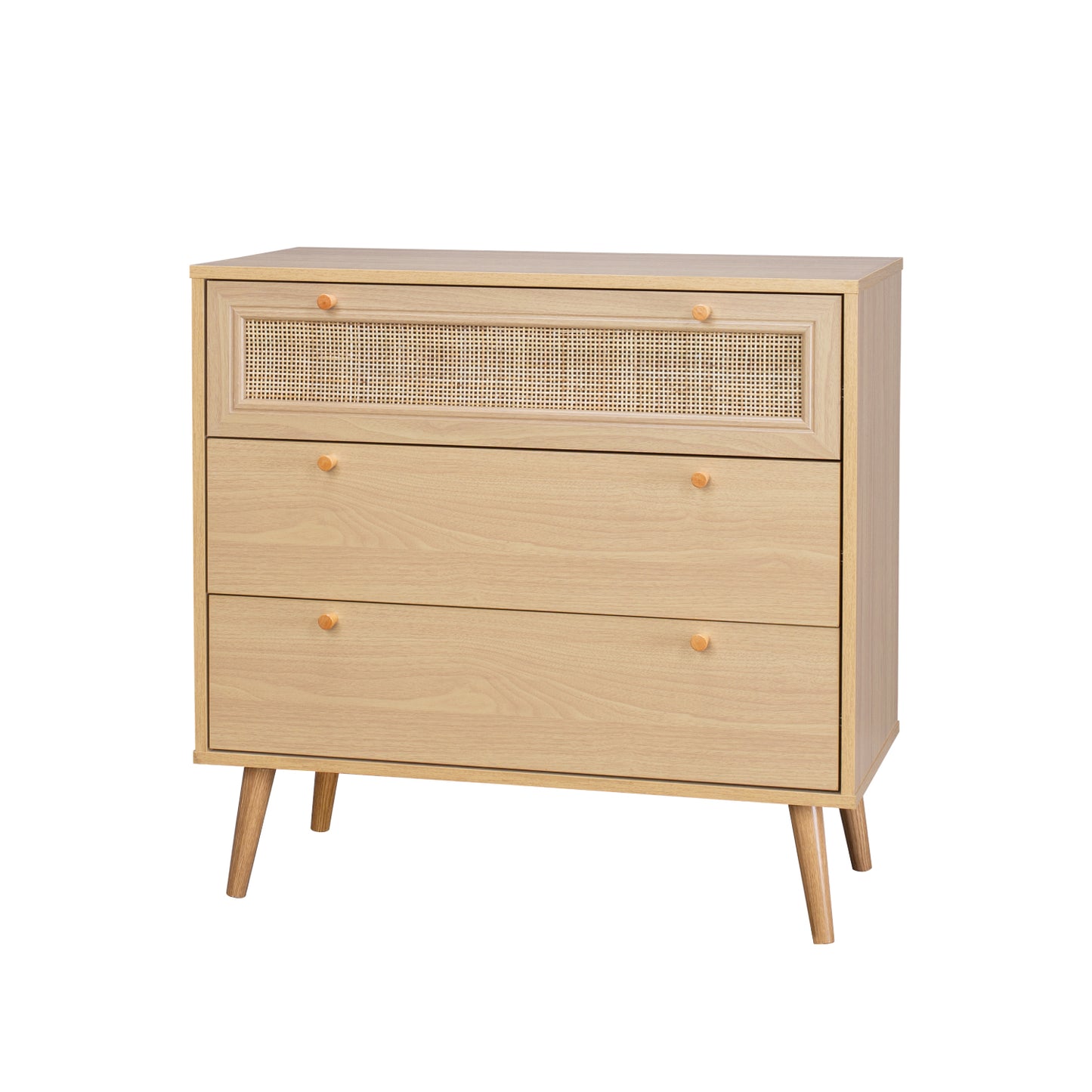 Cómoda Cajonera de 3 Cajones de Ratán