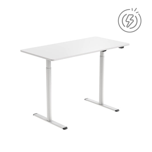 Escritorio Eléctrico Ajustable en Altura Blanco