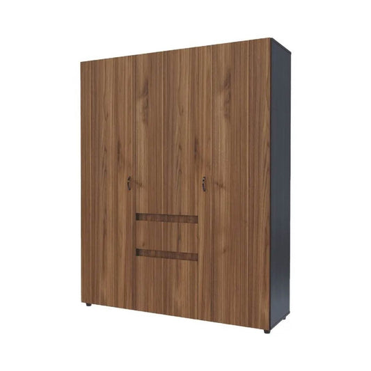 Closet 4 Puertas 160x200x49 cm Nogal