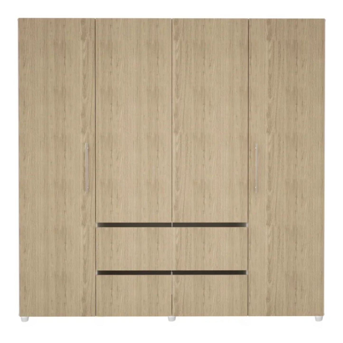 Closet 6 Puertas 120,9x200x49,8 Color Nogal Capri