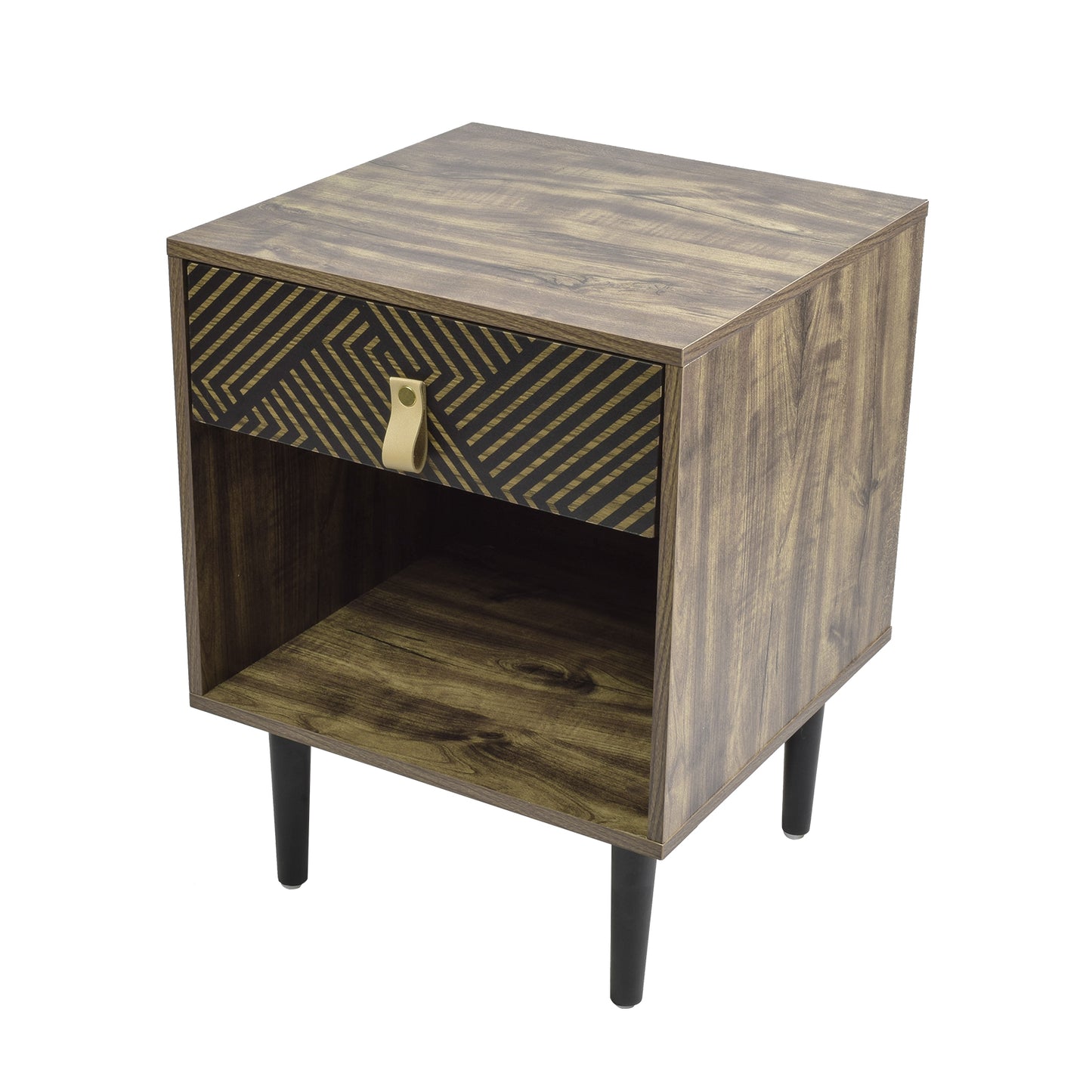 Mesa de Noche Moon-N con Cajón y Estante