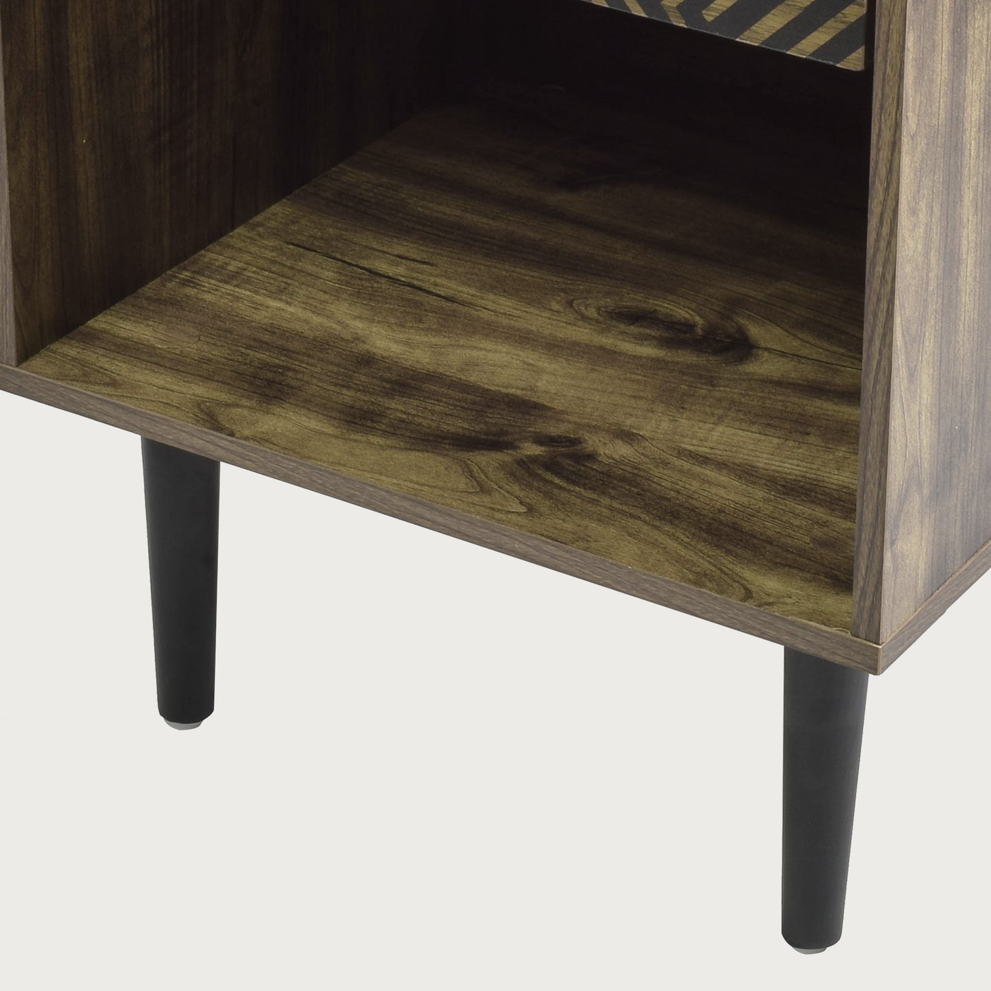 Mesa de Noche Moon-N con Cajón y Estante