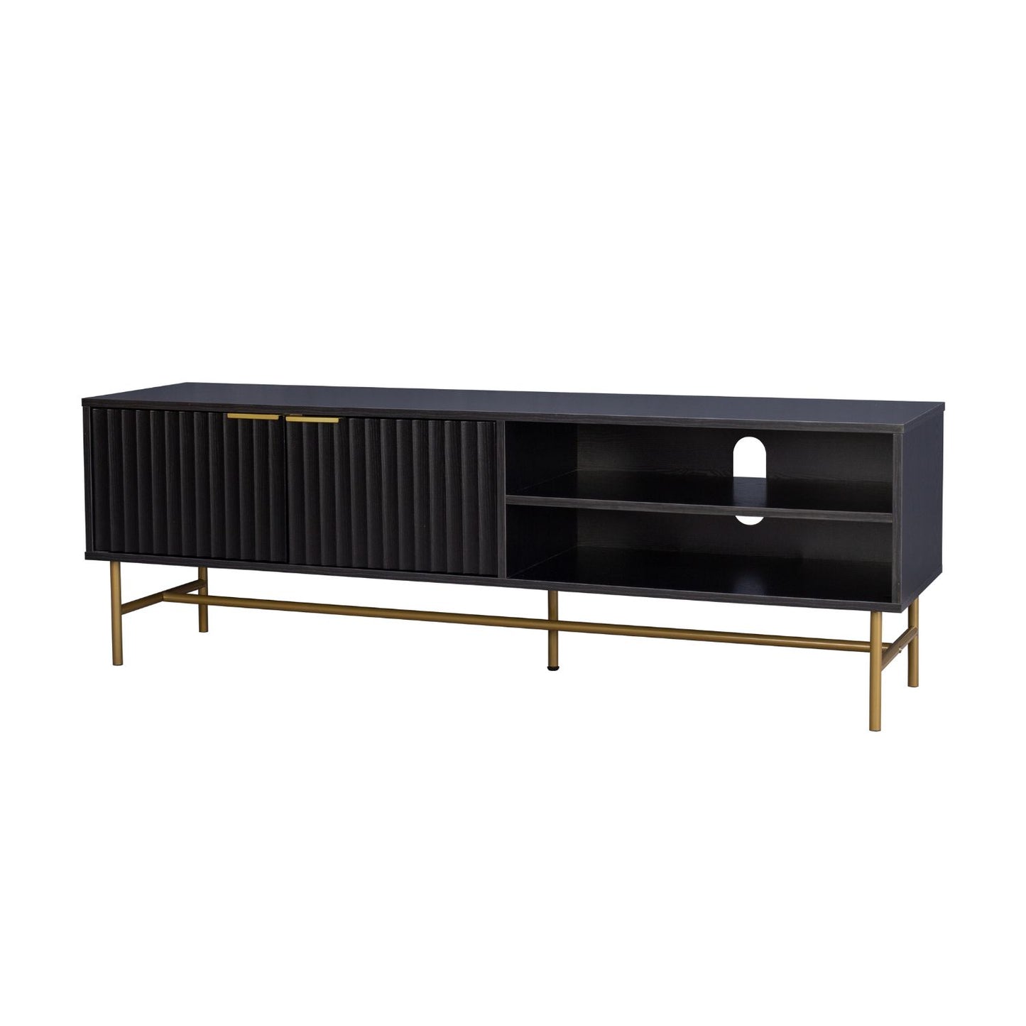 Mueble de TV Moderno Queens Negro