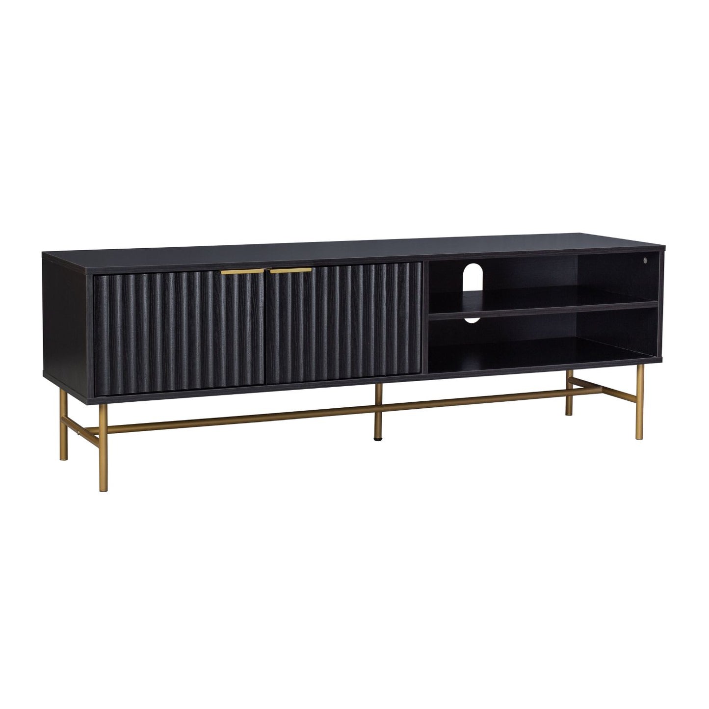 Mueble de TV Moderno Queens Negro