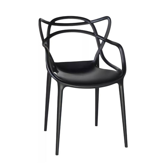 Silla Plástica Sidney Negra