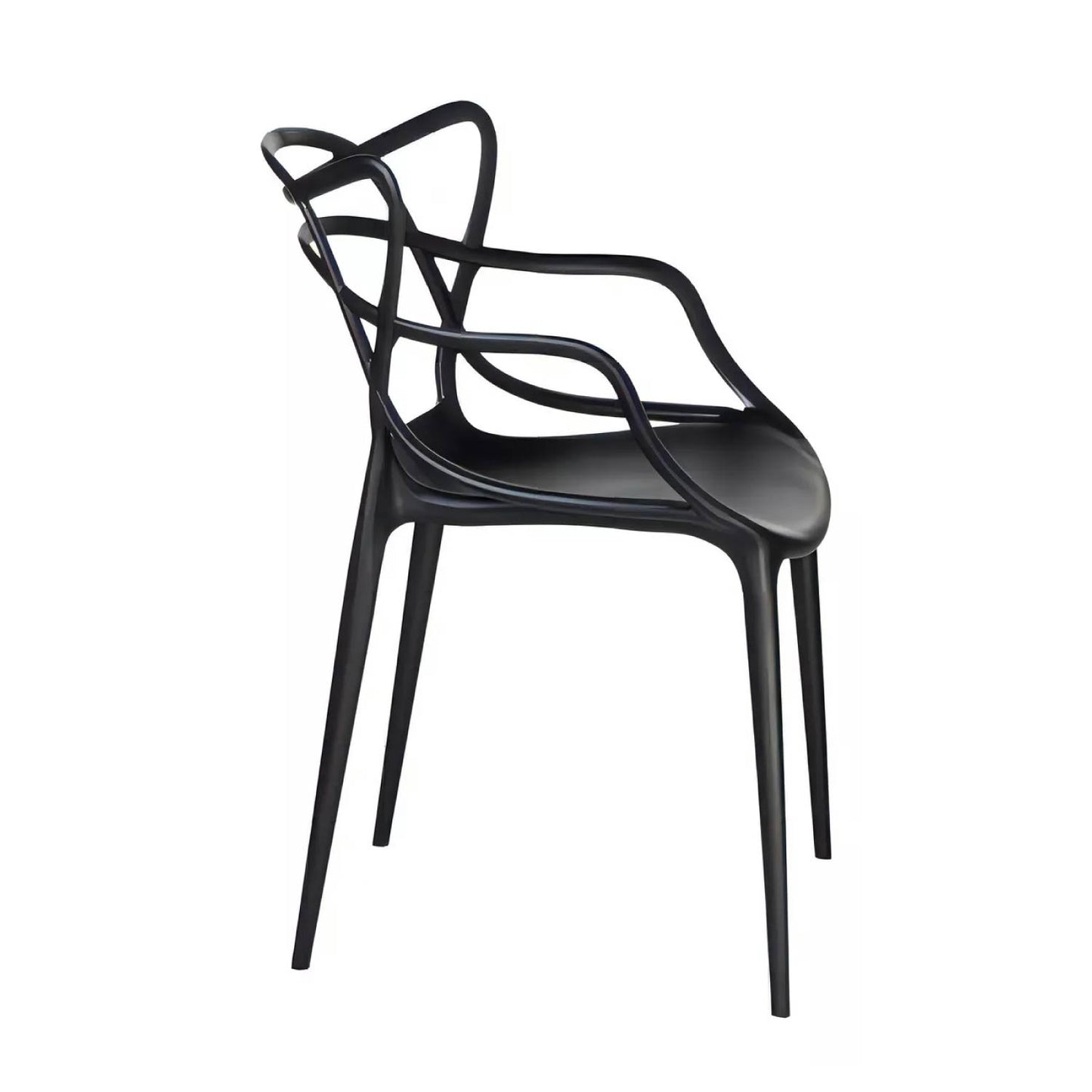 Silla Plástica Sidney Negra