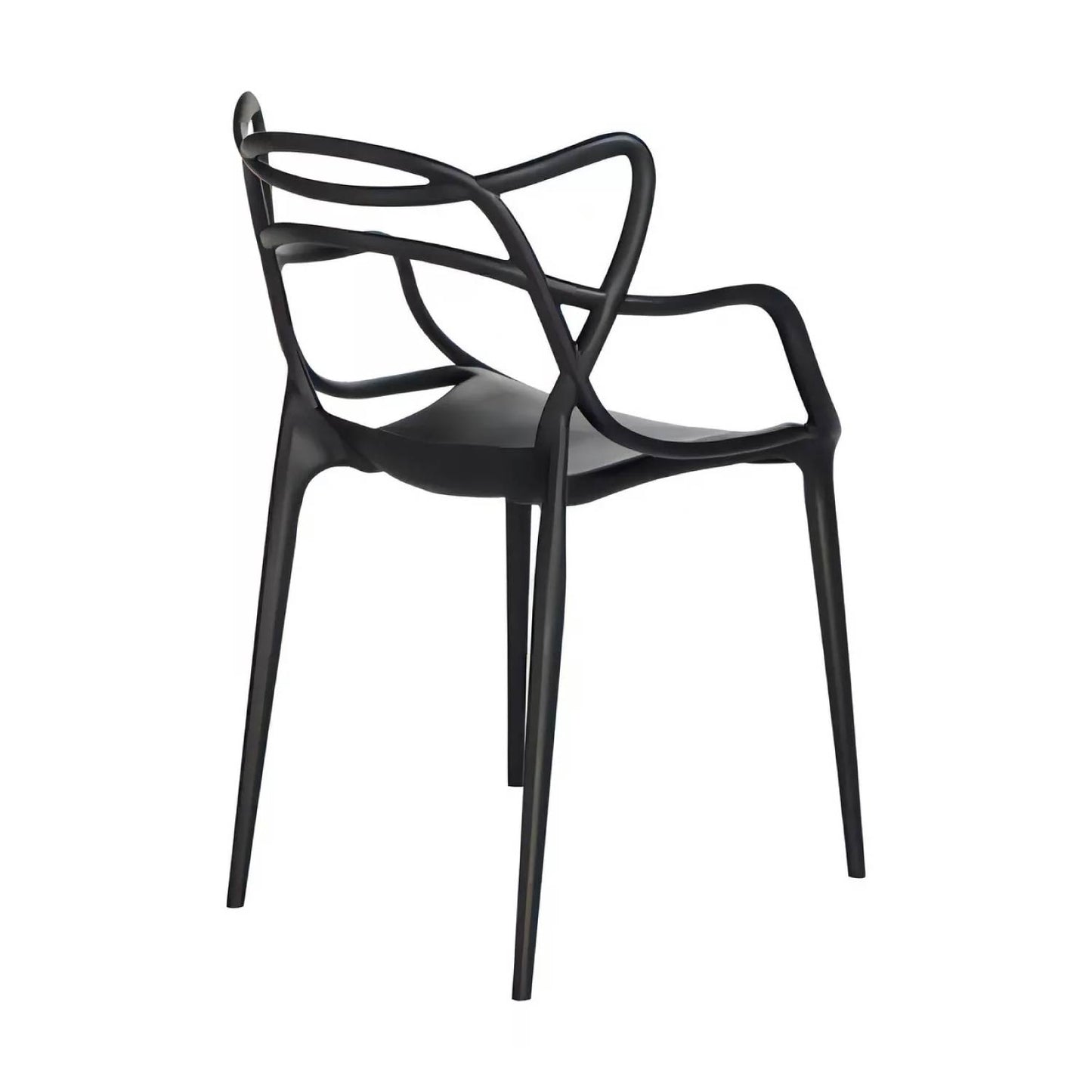 Silla Plástica Sidney Negra