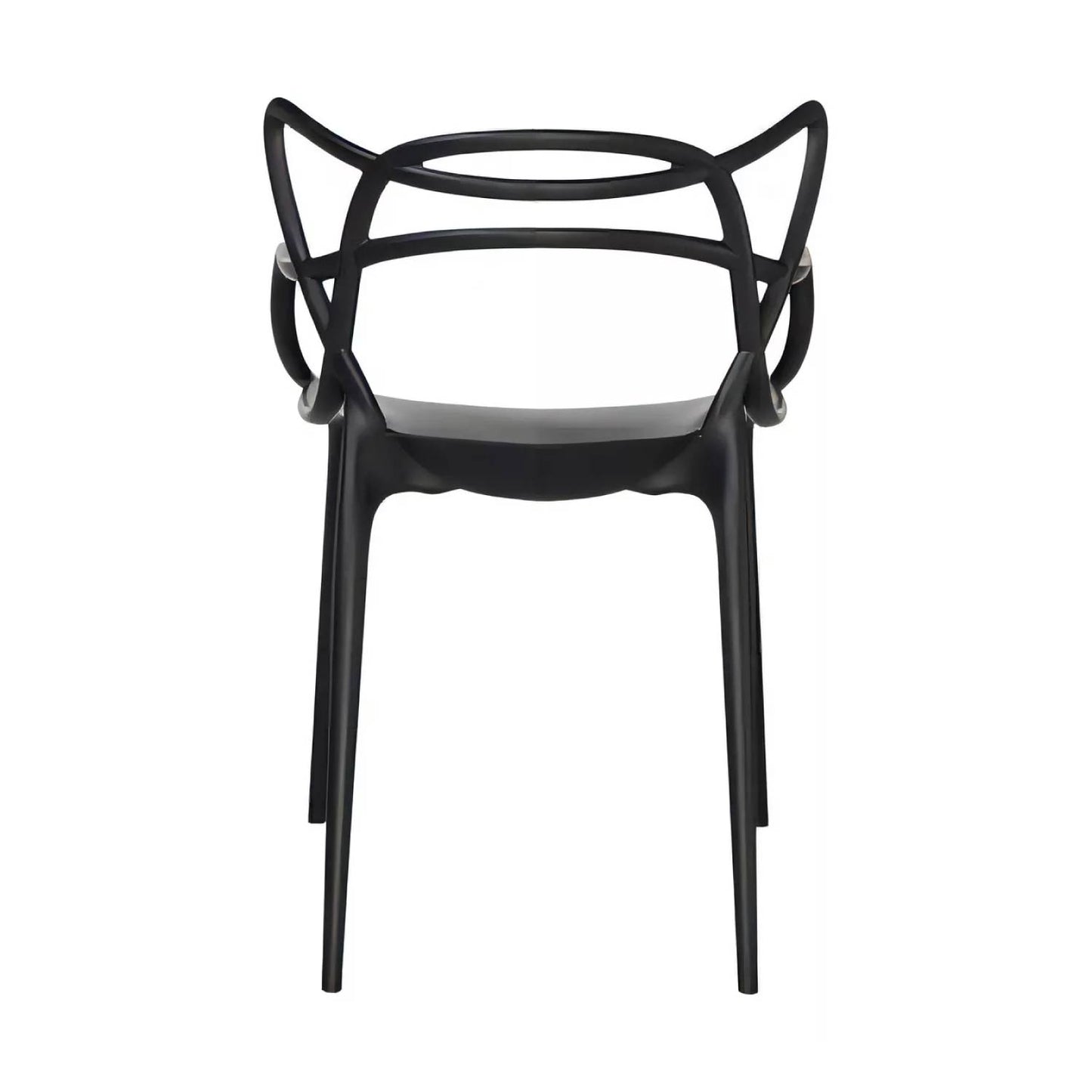 Silla Plástica Sidney Negra