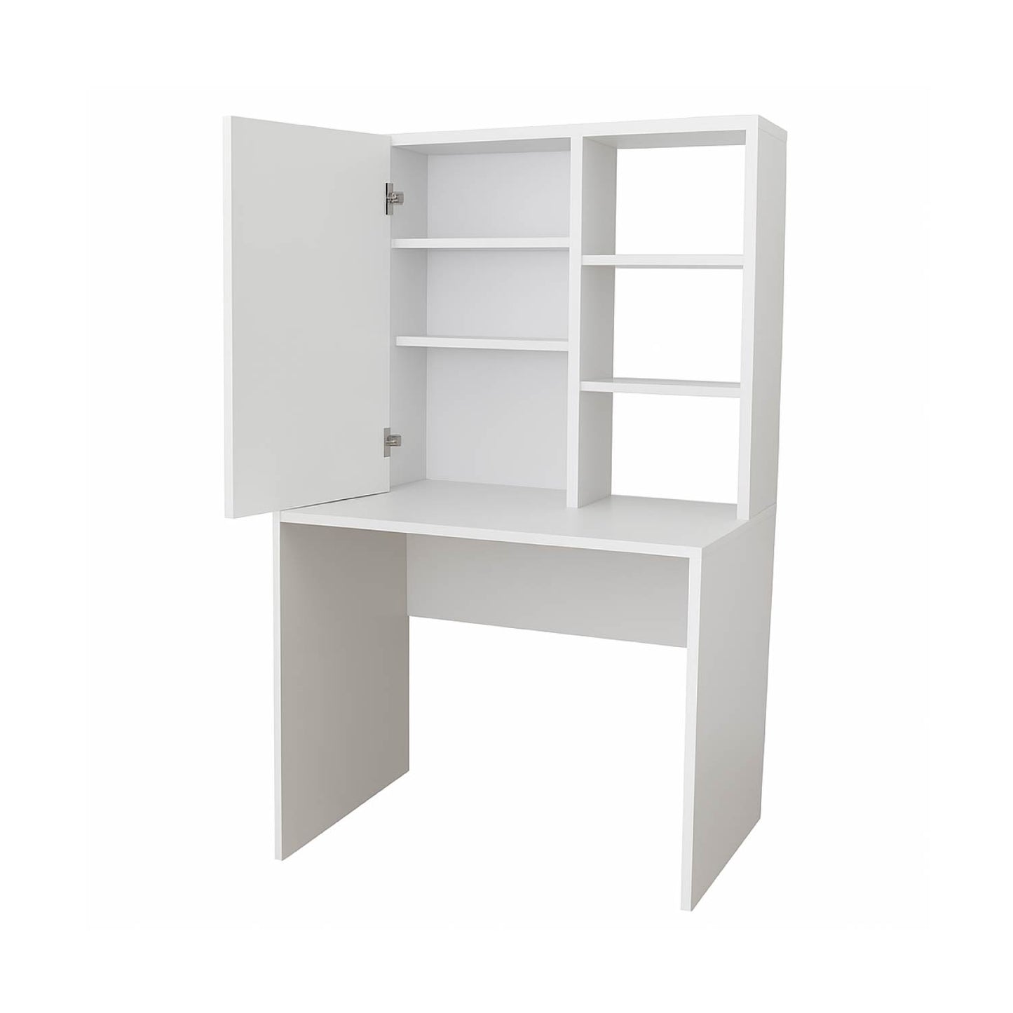 Mueble Tocador Con Espejo Blanco