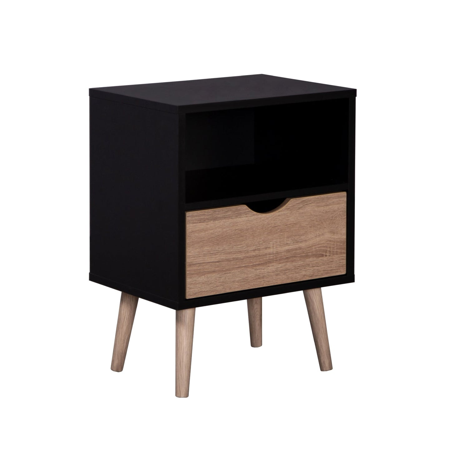 Mesa de Noche Tromso-Black Nórdica
