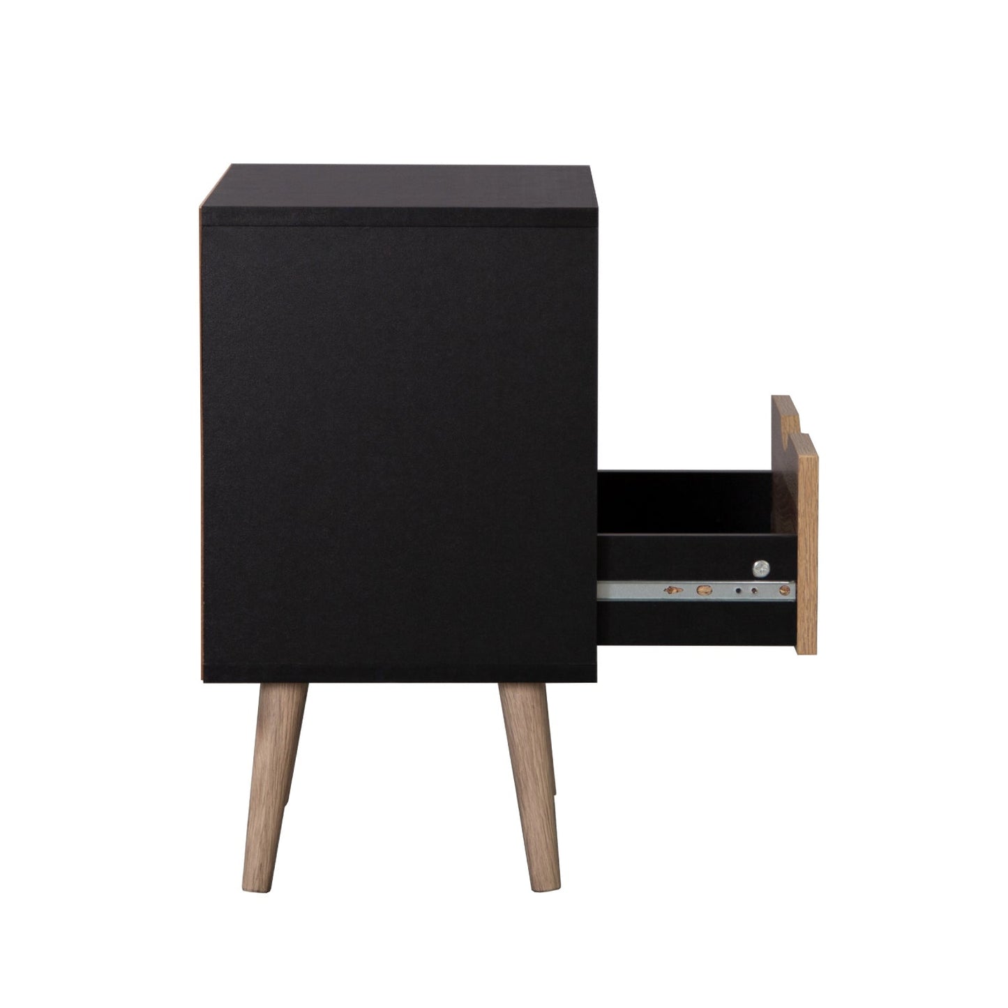 Mesa de Noche Tromso-Black Nórdica