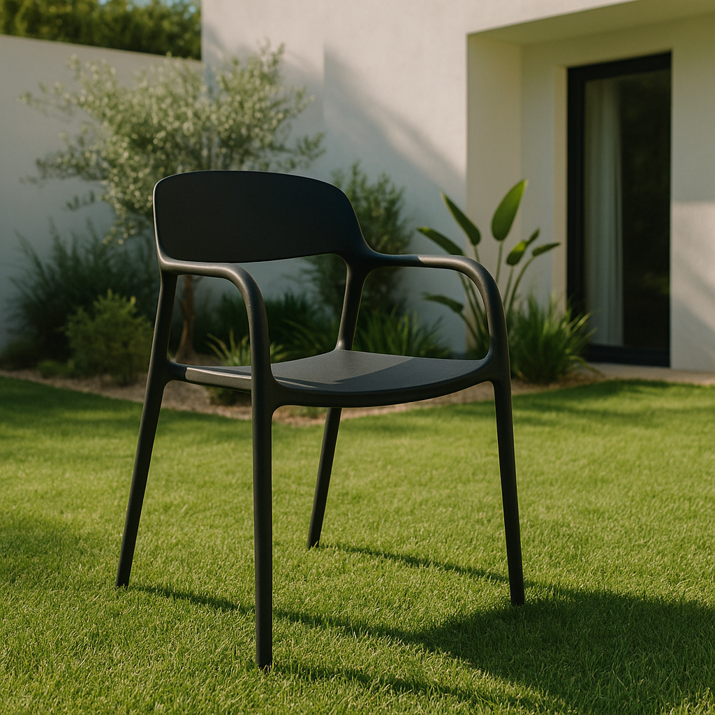 Silla Auxiliar Vita Con Brazo Negra