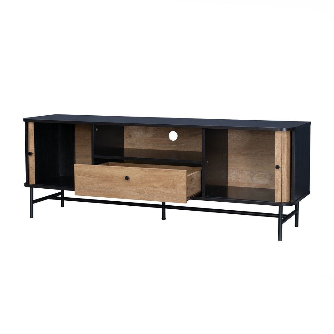 Sala Mundial - Rack TV Charcoal + Mesa Lagoon