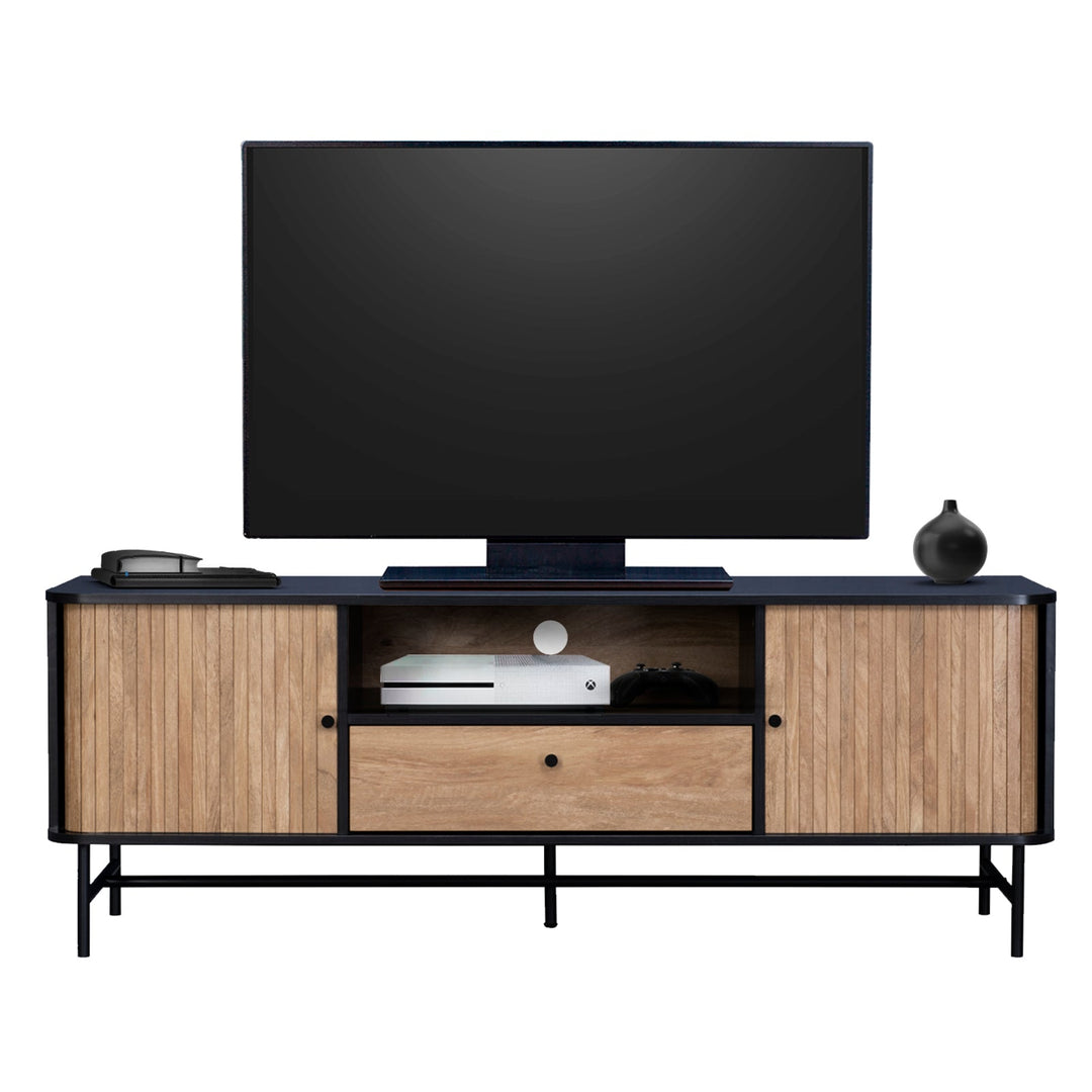 Sala Mundial - Rack TV Charcoal + Mesa Lagoon