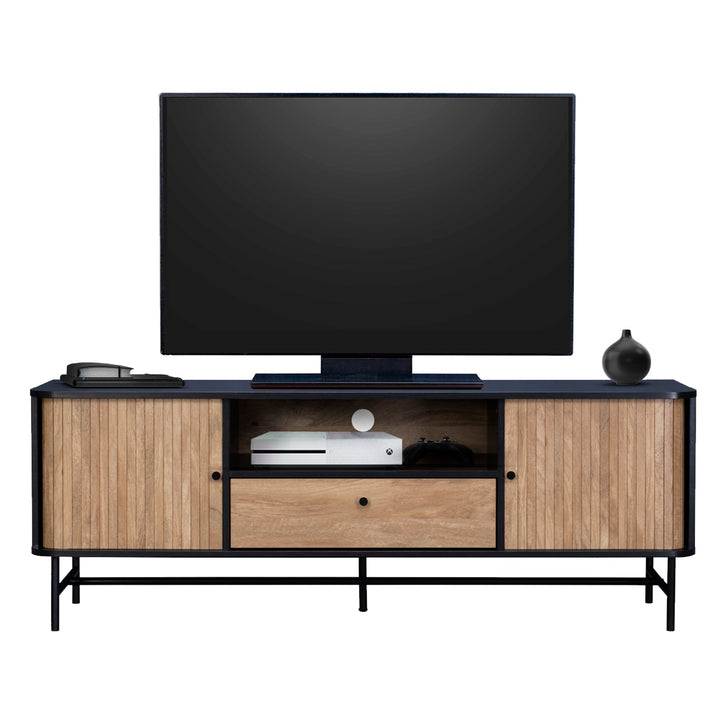 Sala Mundial - Rack TV Charcoal + Mesa Lagoon