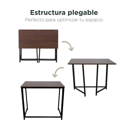 Escritorio Plegable Wengué Café