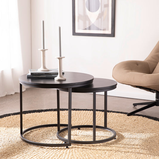 Set de Mesas de Centro Core Negras