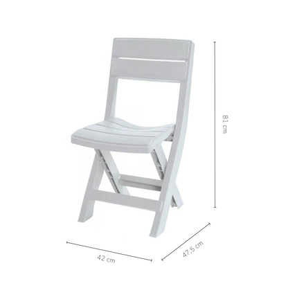 Silla Auxiliar Plegable Luma Gris