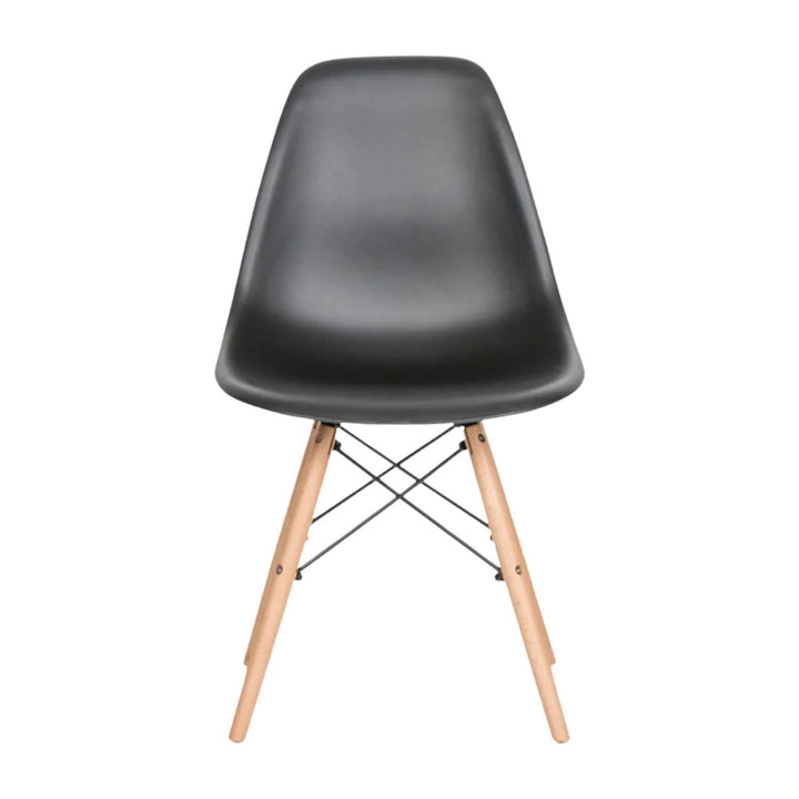 Set 4 Silla de Comedor Eames Negro