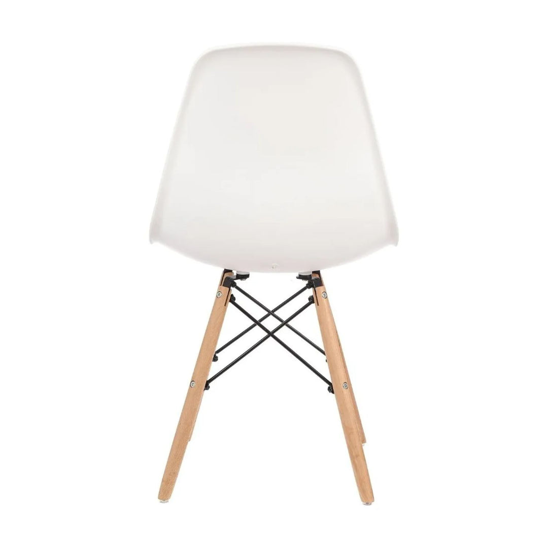 Set 4 Silla de Comedor Eames Blanco