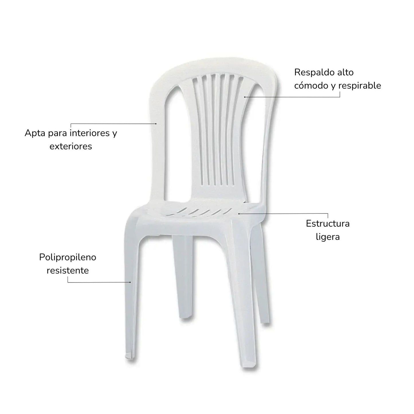 Silla Auxiliar Bora Blanca