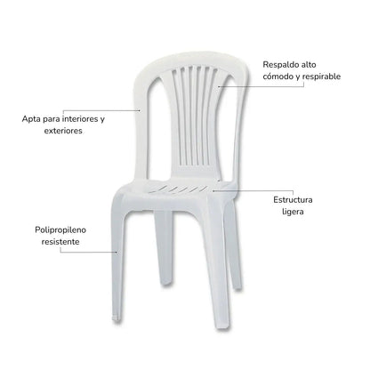 Silla Auxiliar Bora Blanca
