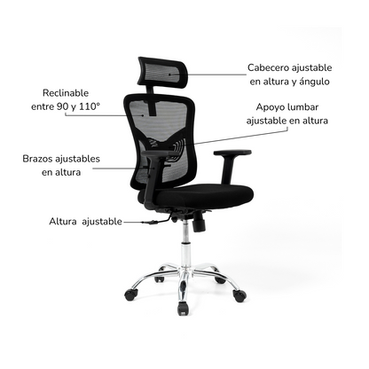 Silla de Oficina Presidente Ankara