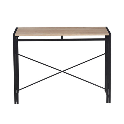 Escritorio Plegable con Base Metálica Negra