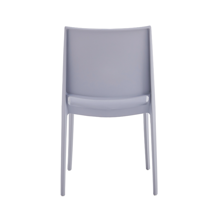 Set x4 Silla Auxiliar Clásica Gris