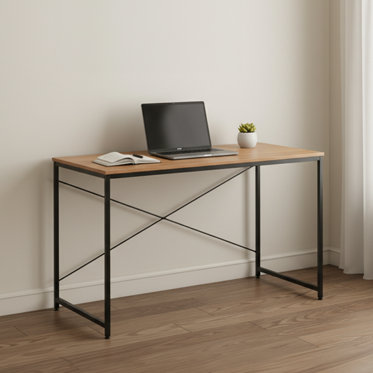 Escritorio Diseño Industrial Café y Negro