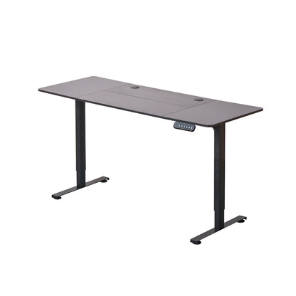 Escritorio Eléctrico Ajustable Con Rodachinas Negro