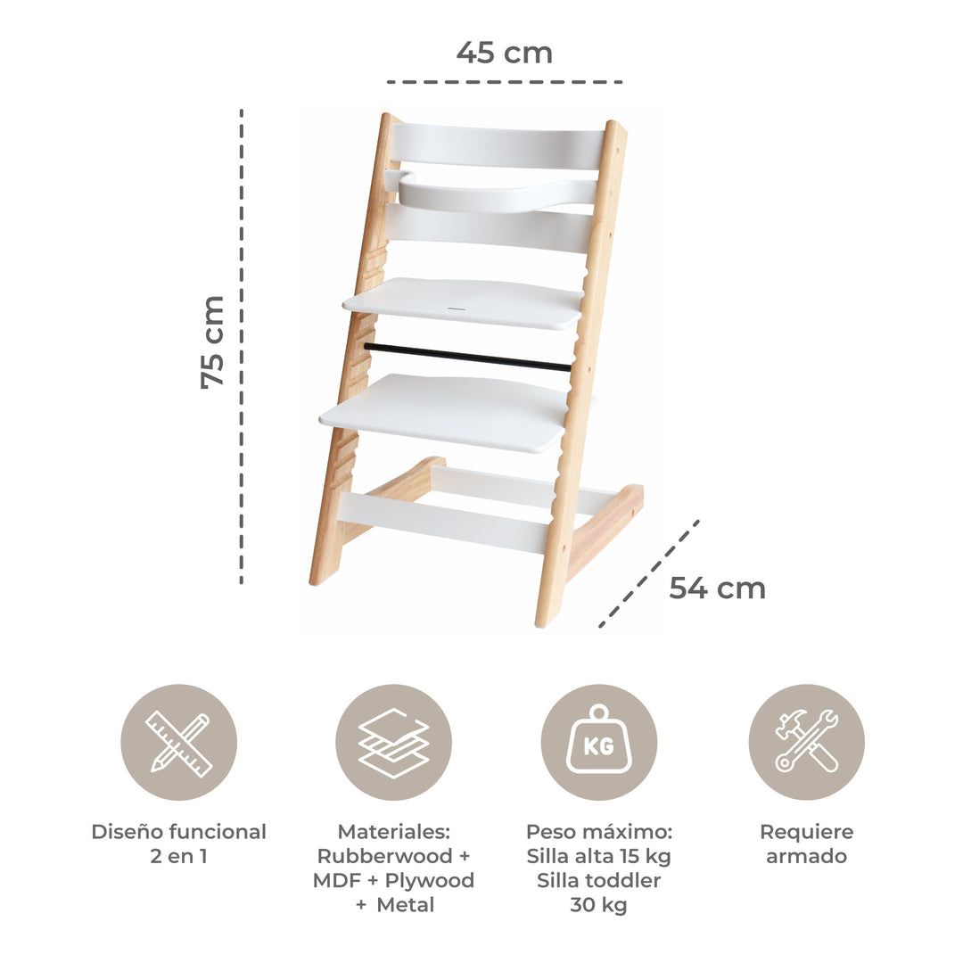 Silla Evolutiva Para Bebé Edda Nórdica