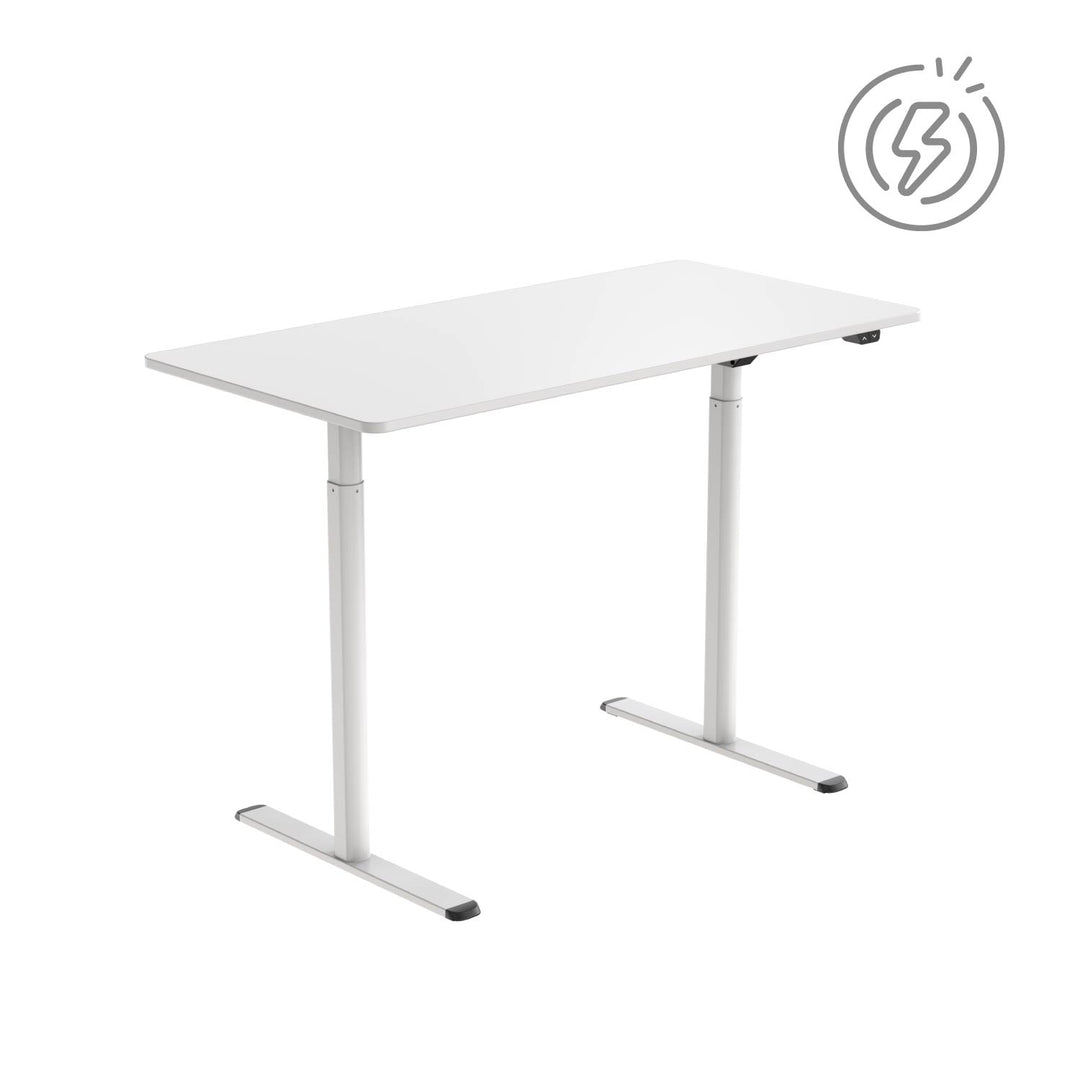 Escritorio Eléctrico Ajustable en Altura Blanco