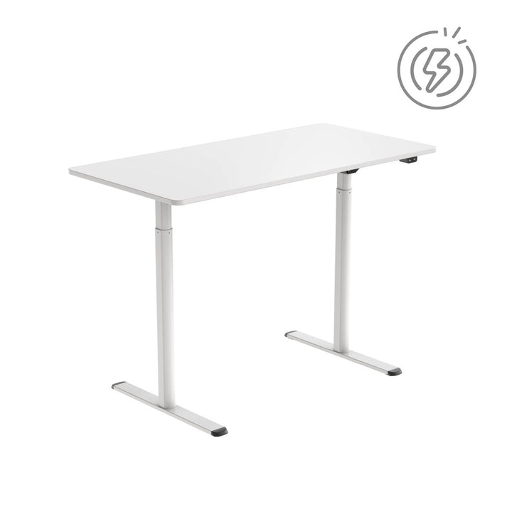 Escritorio Eléctrico Ajustable en Altura Blanco