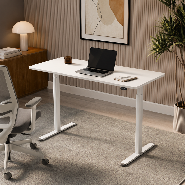 Escritorio Eléctrico Ajustable en Altura Blanco
