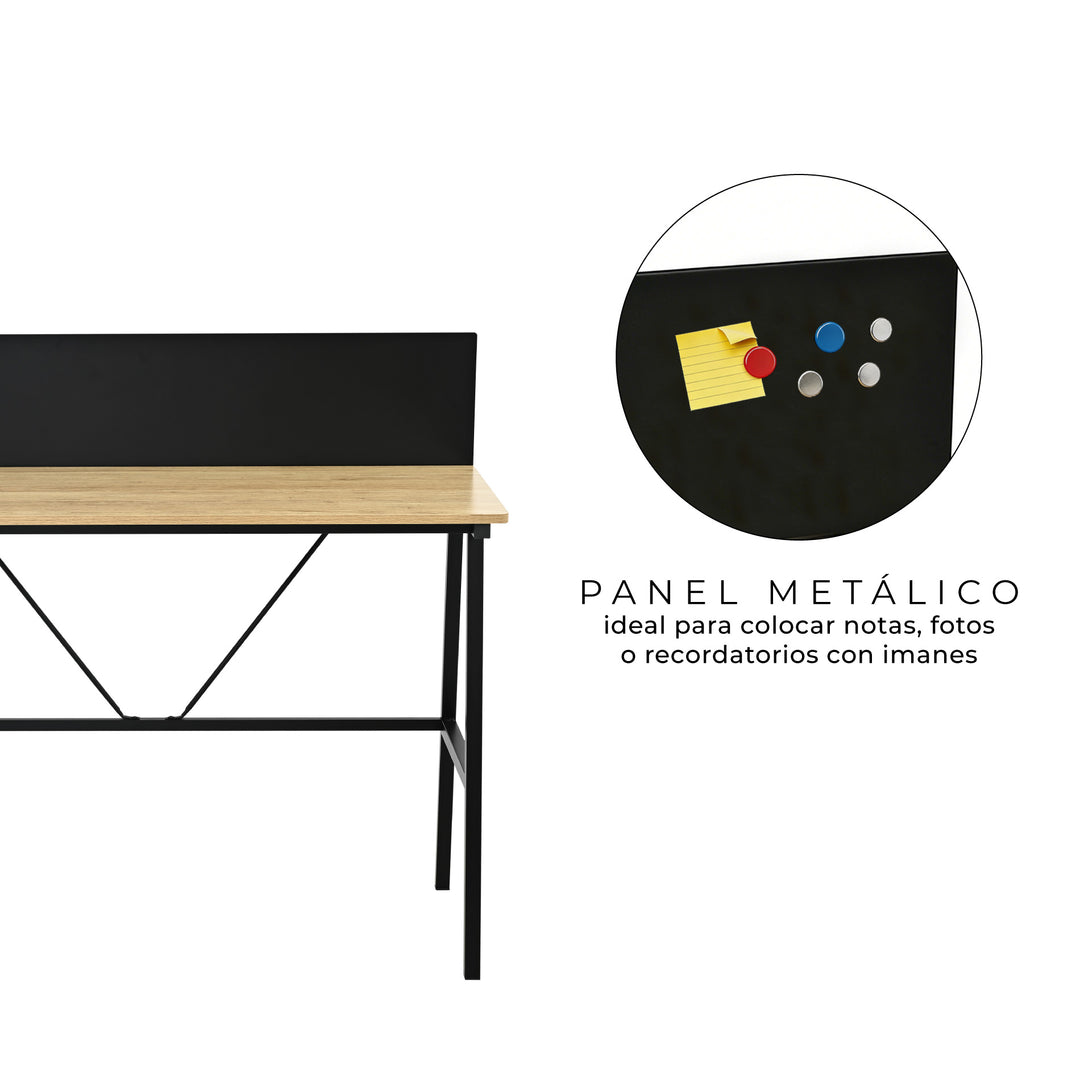 Escritorio Desk-25 con Board Metálico