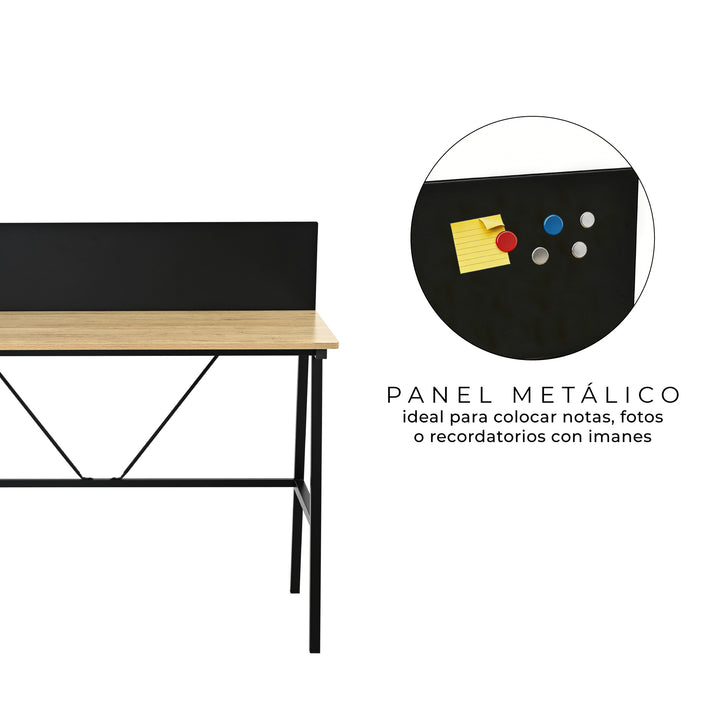 Escritorio Desk-25 con Board Metálico