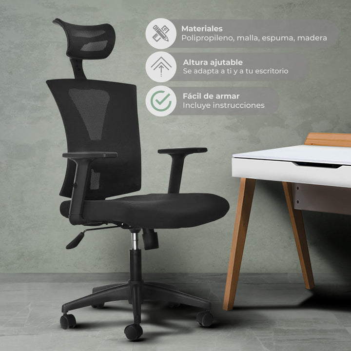 Silla de Oficina Presidente Niza