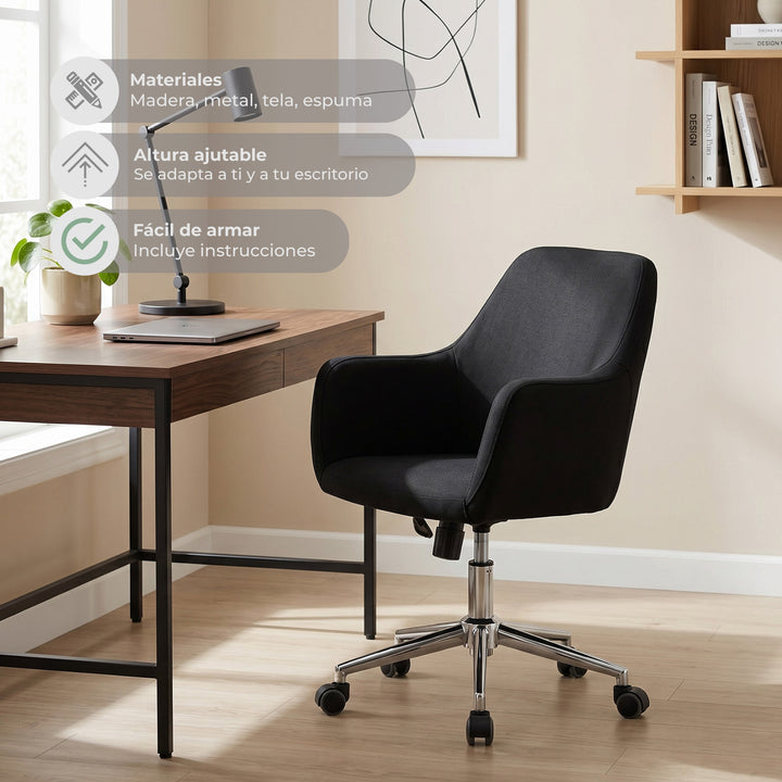 Silla de Oficina Magnolia Negra