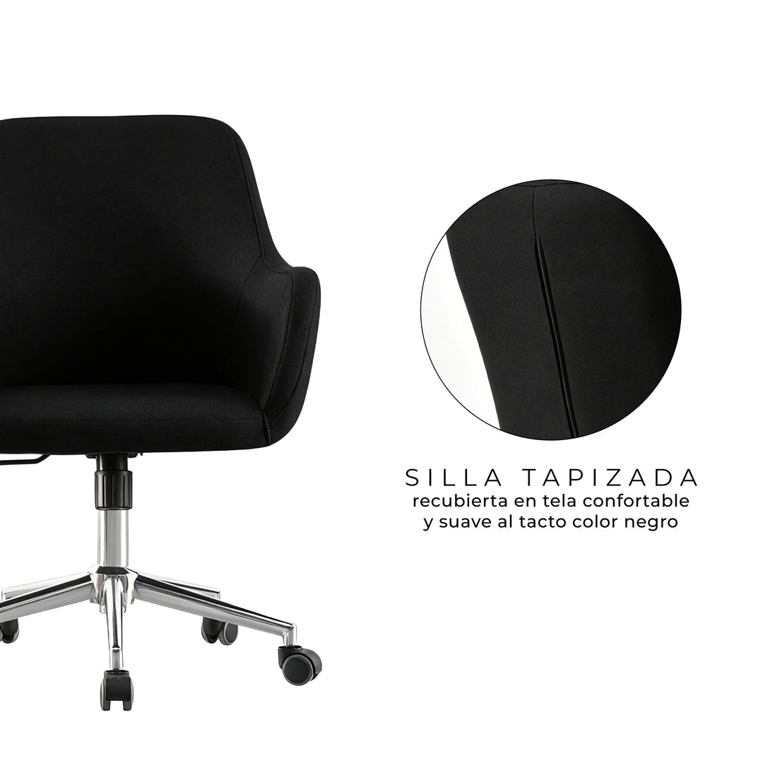 Silla de Oficina Magnolia Negra