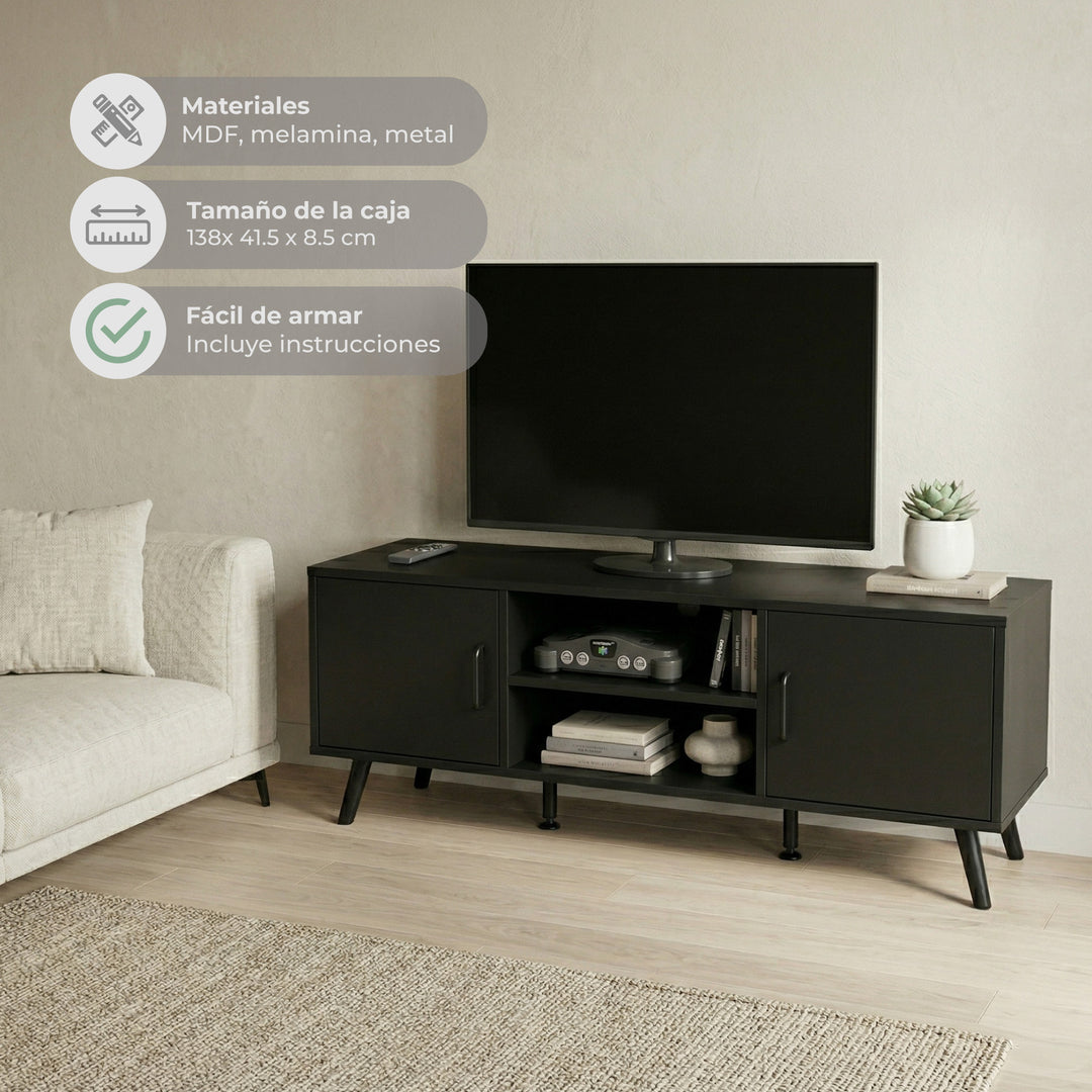 Mueble de TV Lucca Negro