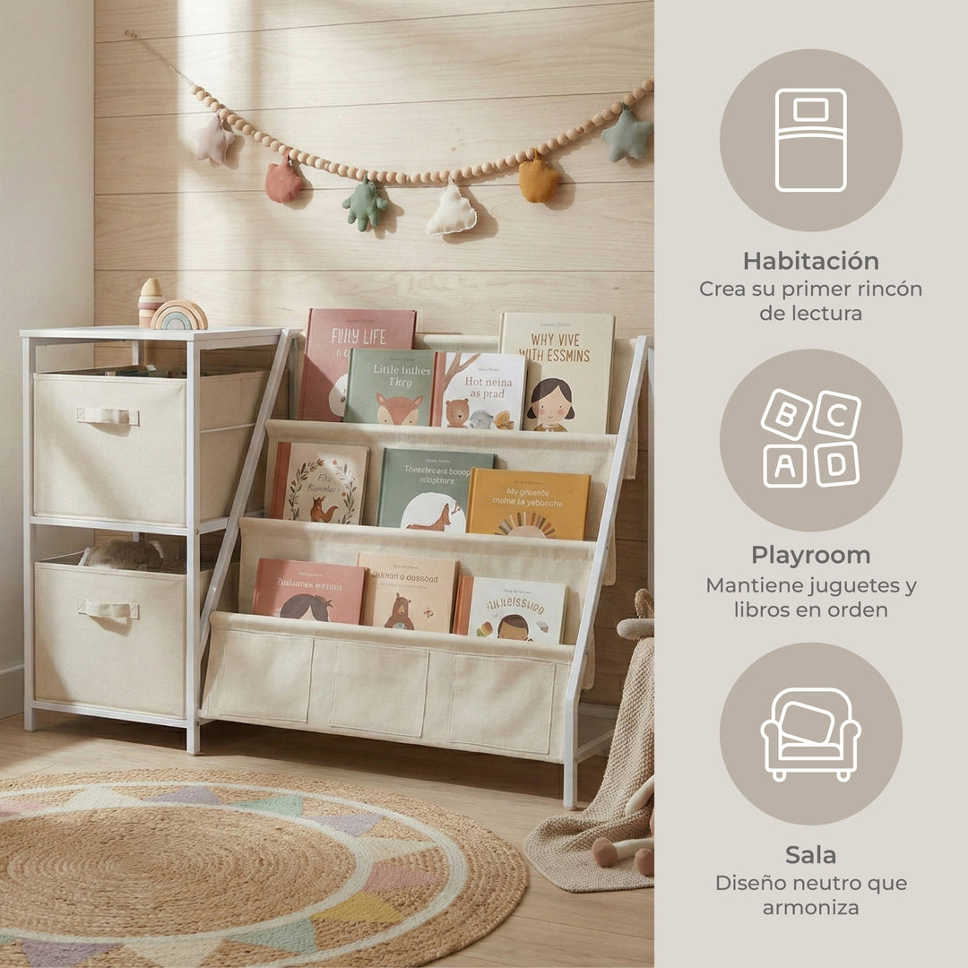 Biblioteca Organizadora Para Niños Runo