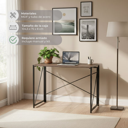 Escritorio Plegable Walnut Café