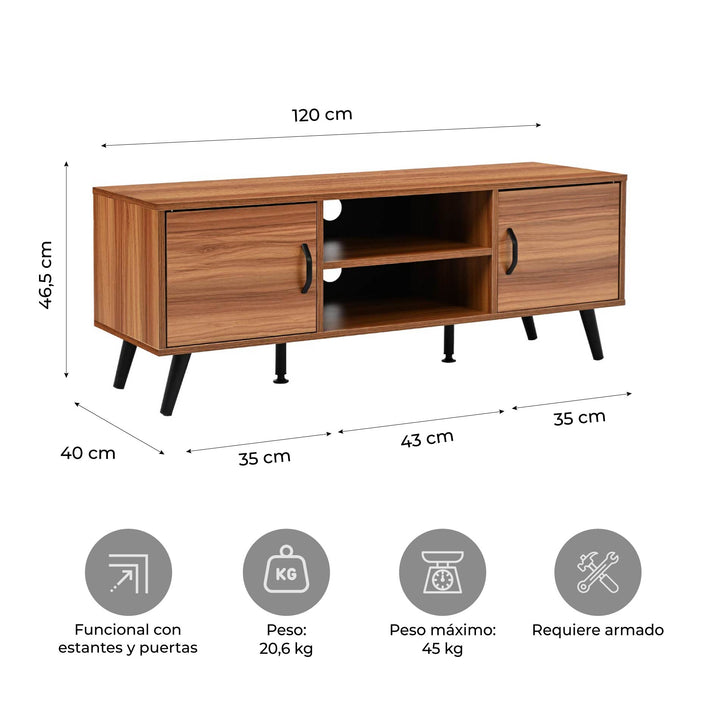 Mueble de TV Lucca Café