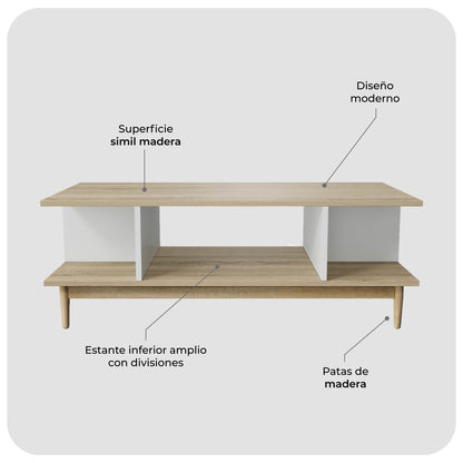 Mesa de Centro Bari Nórdica