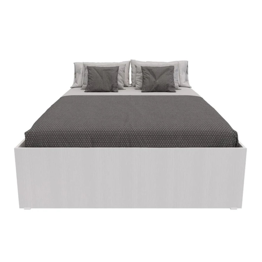 Cama Doble Nórdica Con Cajón Blanco