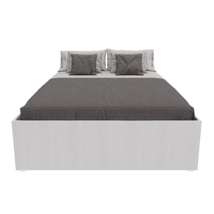 Cama Doble Nórdica Con Cajón Blanco