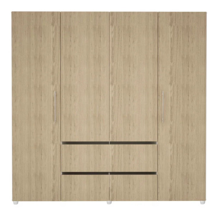 Closet 6 Puertas 120,9x200x49,8 Color Nogal Capri